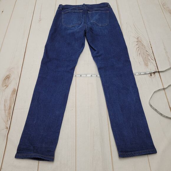 Loft the super soft girlfriend jeans dark indigo wash - Picture 8 of 9